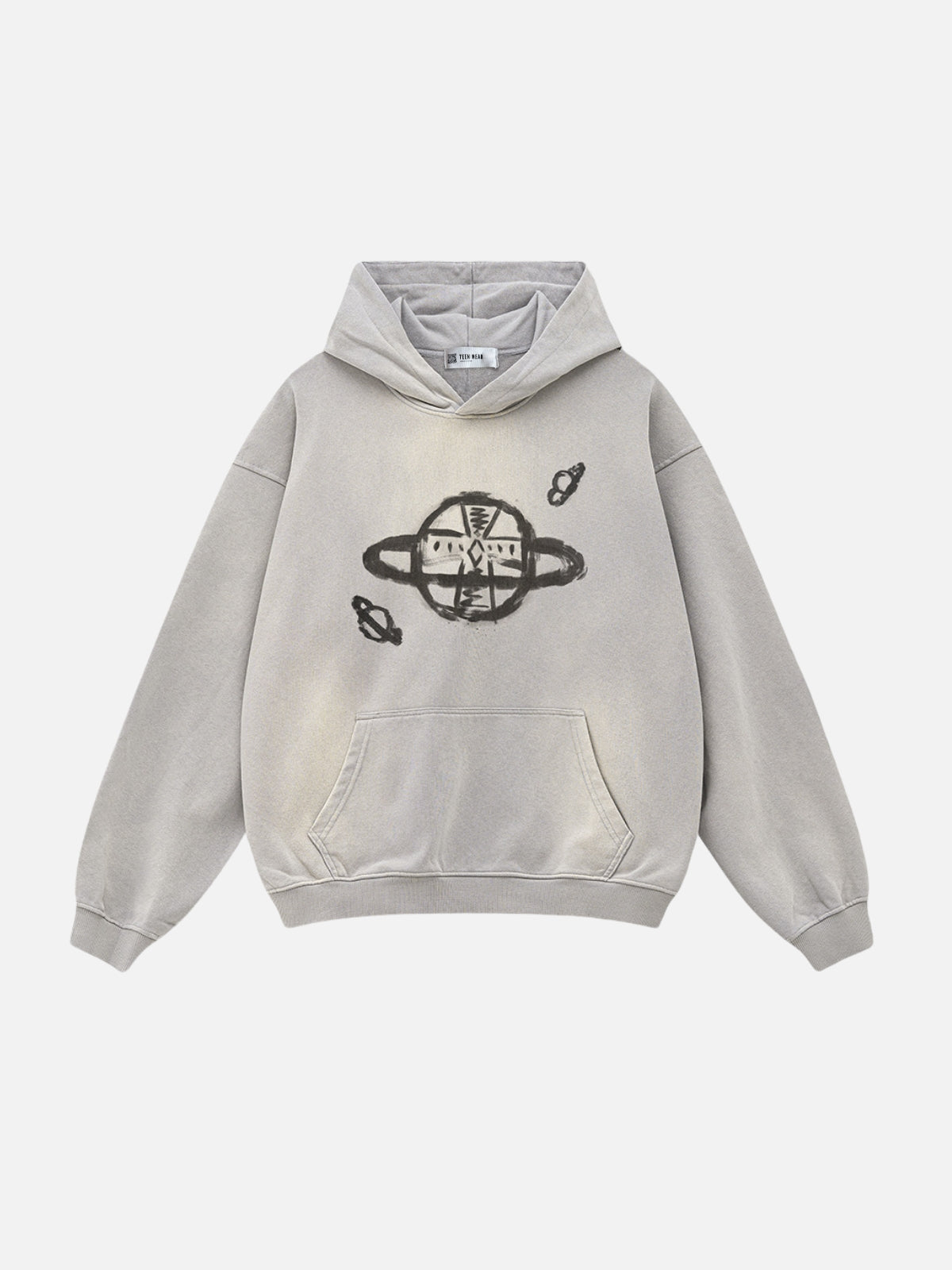 PLUTOS - Oversized Print Hoodie