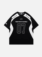 FORGOTTEN - Oversized Graphic Jersey T-Shirt