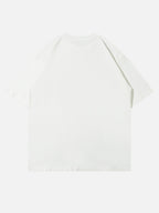 STAR PATCH - Oversized Embroidered T-shirt