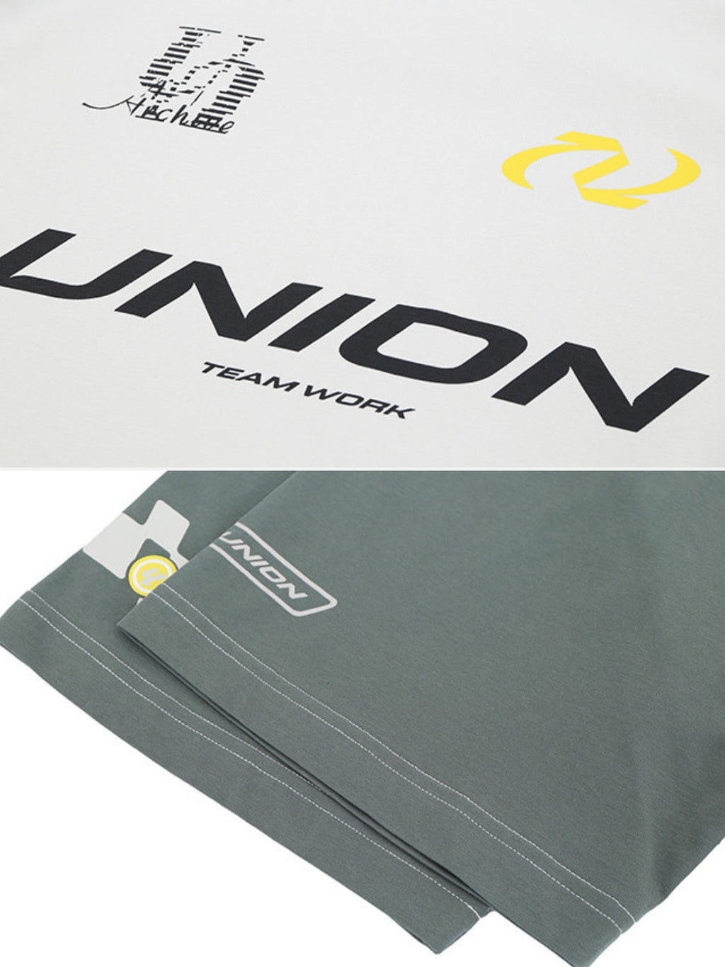 UNION - Oversized Print Racing T-Shirt