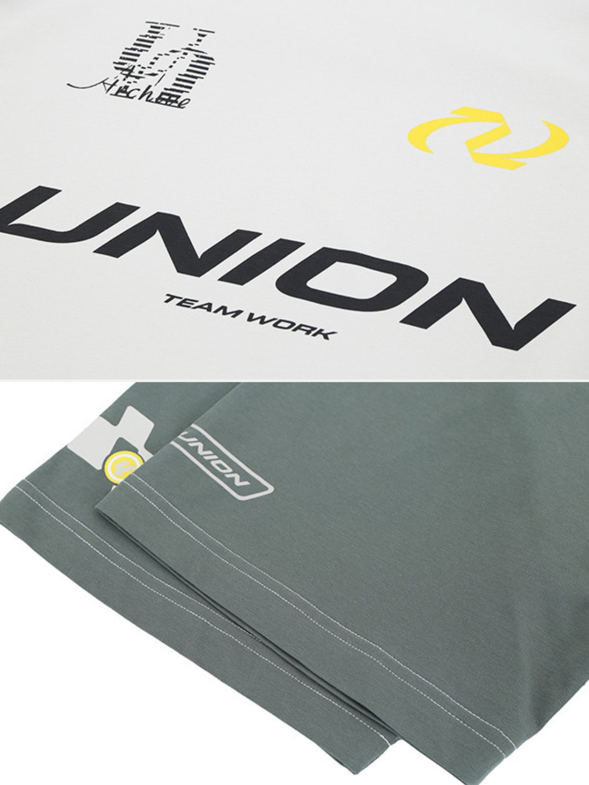 UNION - Oversized Print Racing T-Shirt
