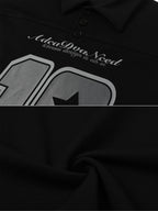 ADEADVA - Oversized Print Long Sleeved T-Shirt