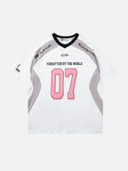 FORGOTTEN - Oversized Graphic Jersey T-Shirt