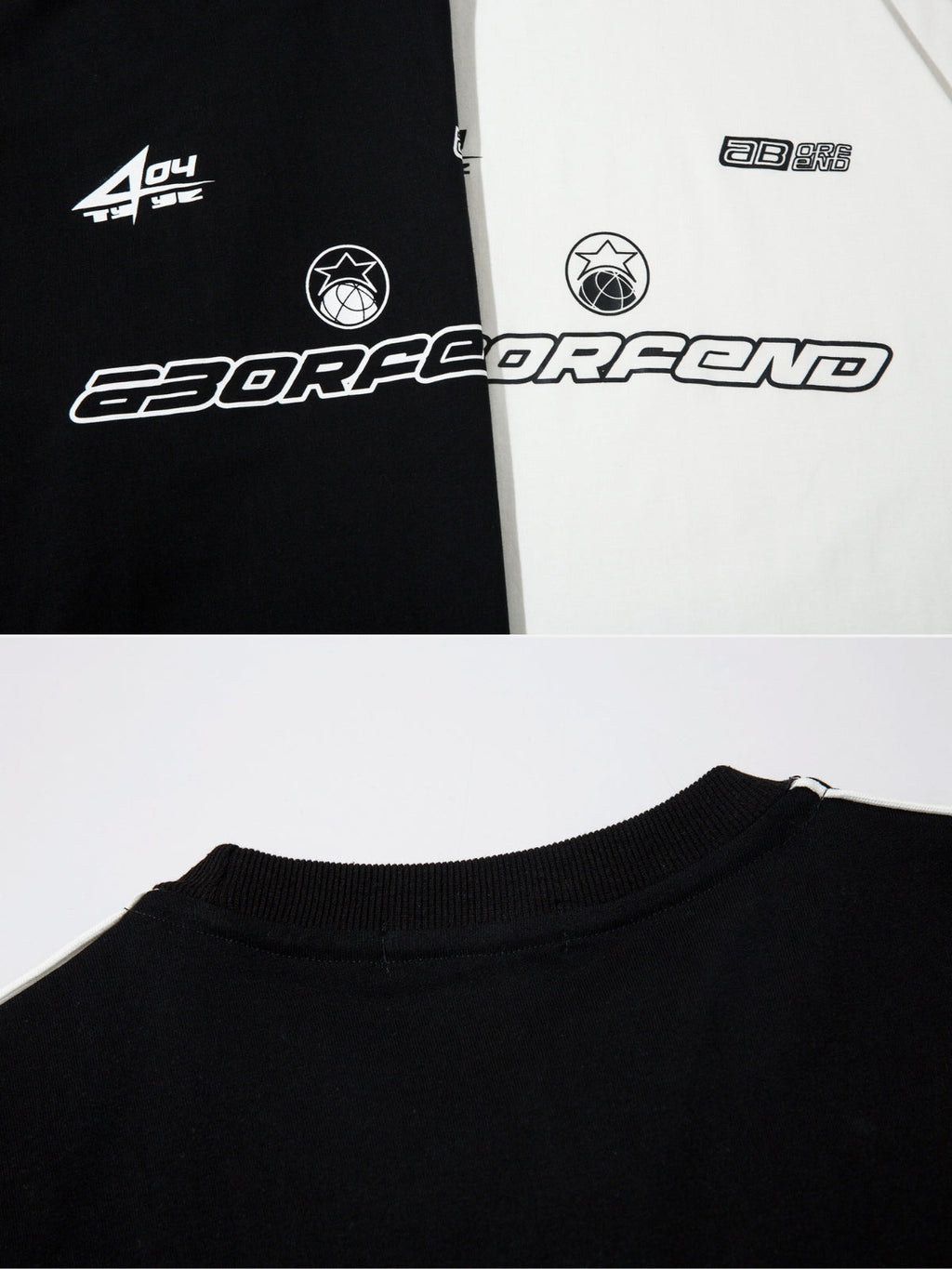 BORFEND - Oversized Print Racing T-Shirt