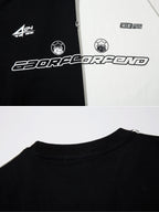 BORFEND - Oversized Print Racing T-Shirt