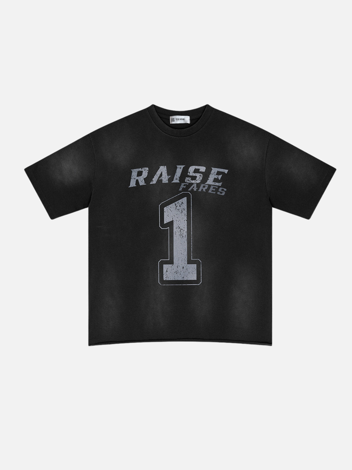 RAISE FARES - Cropped Print T-shirt