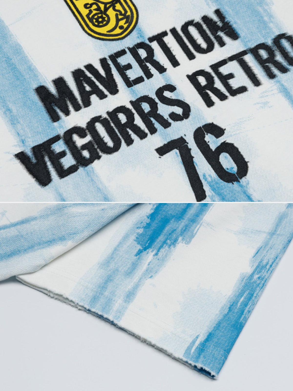 MAVERTION - Oversized Graphic Jersey T-Shirt