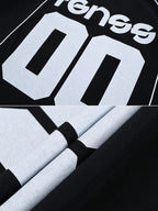 FENSS - Oversized Print Jersey T-Shirt