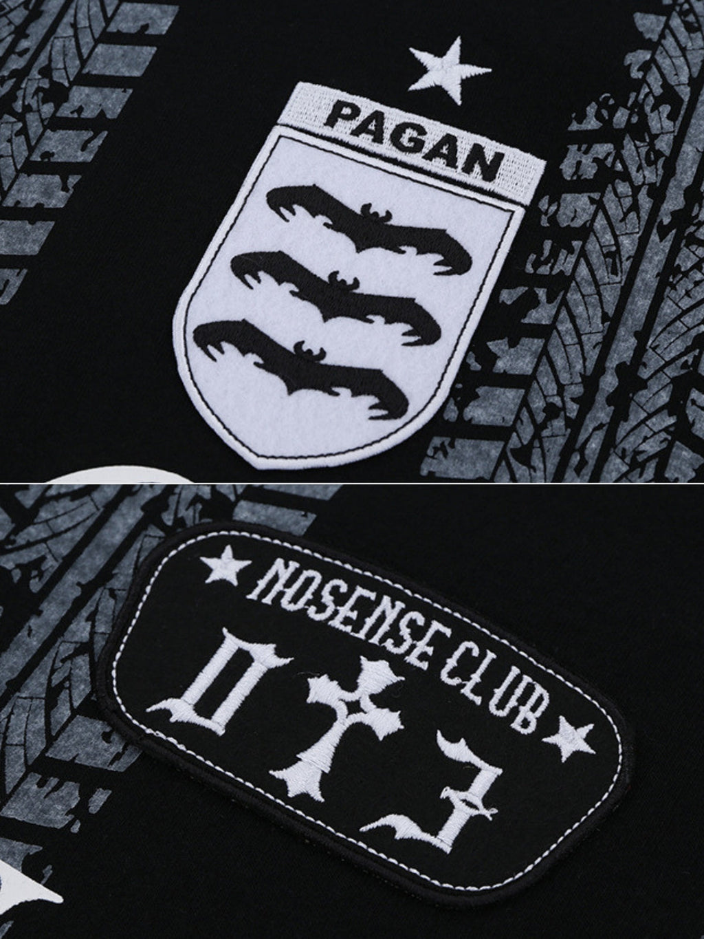 NOENSE - Oversized Print Jersey T-Shirt