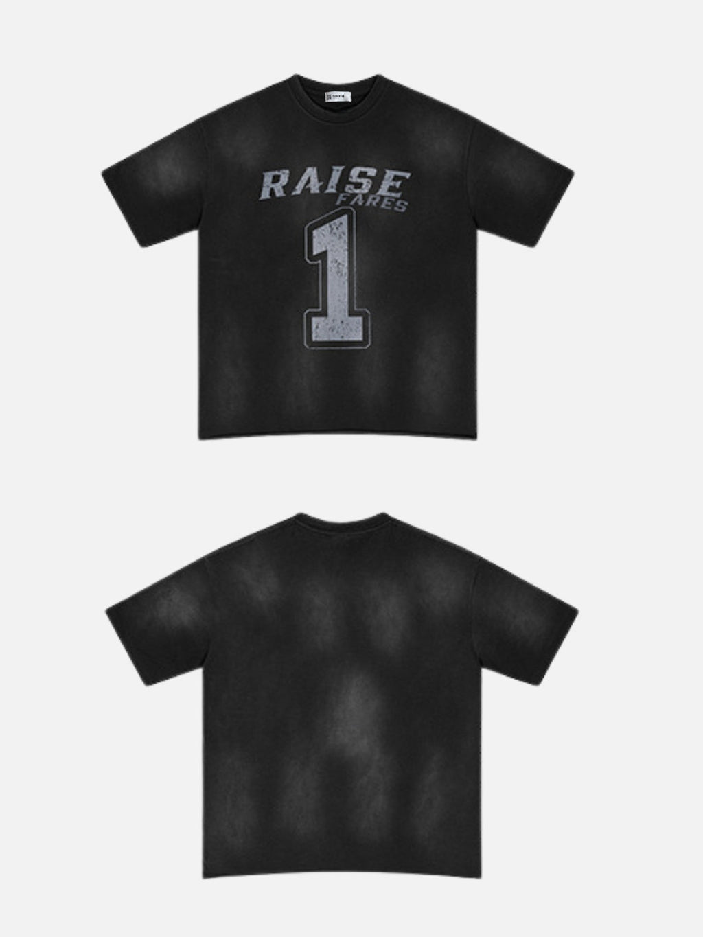 RAISE FARES - Cropped Print T-shirt