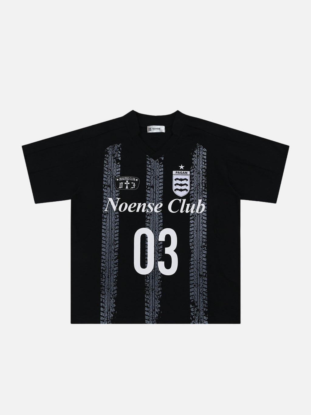 NOENSE - Oversized Print Jersey T-Shirt