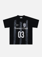 NOENSE - Oversized Print Jersey T-Shirt