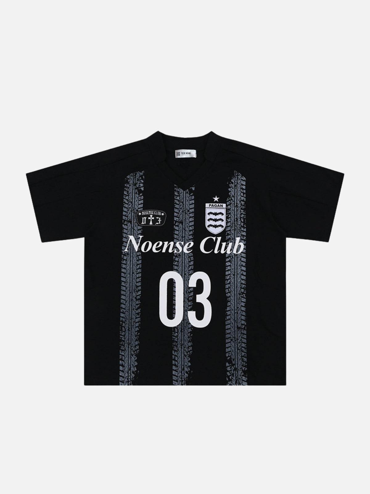 NOENSE - Oversized Print Jersey T-Shirt