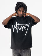 NEZWAY - Oversized Print T-Shirt