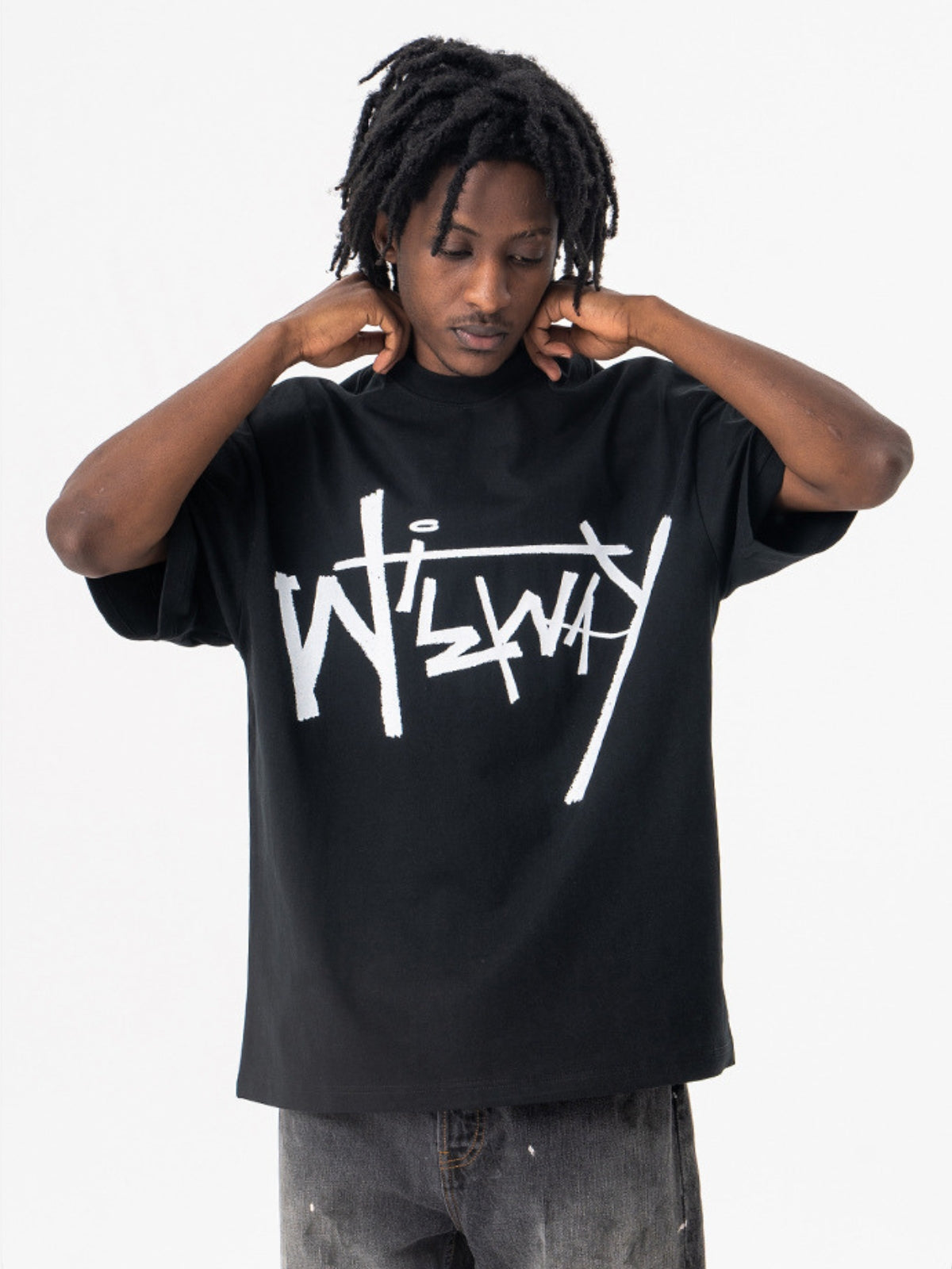 NEZWAY - Oversized Print T-Shirt