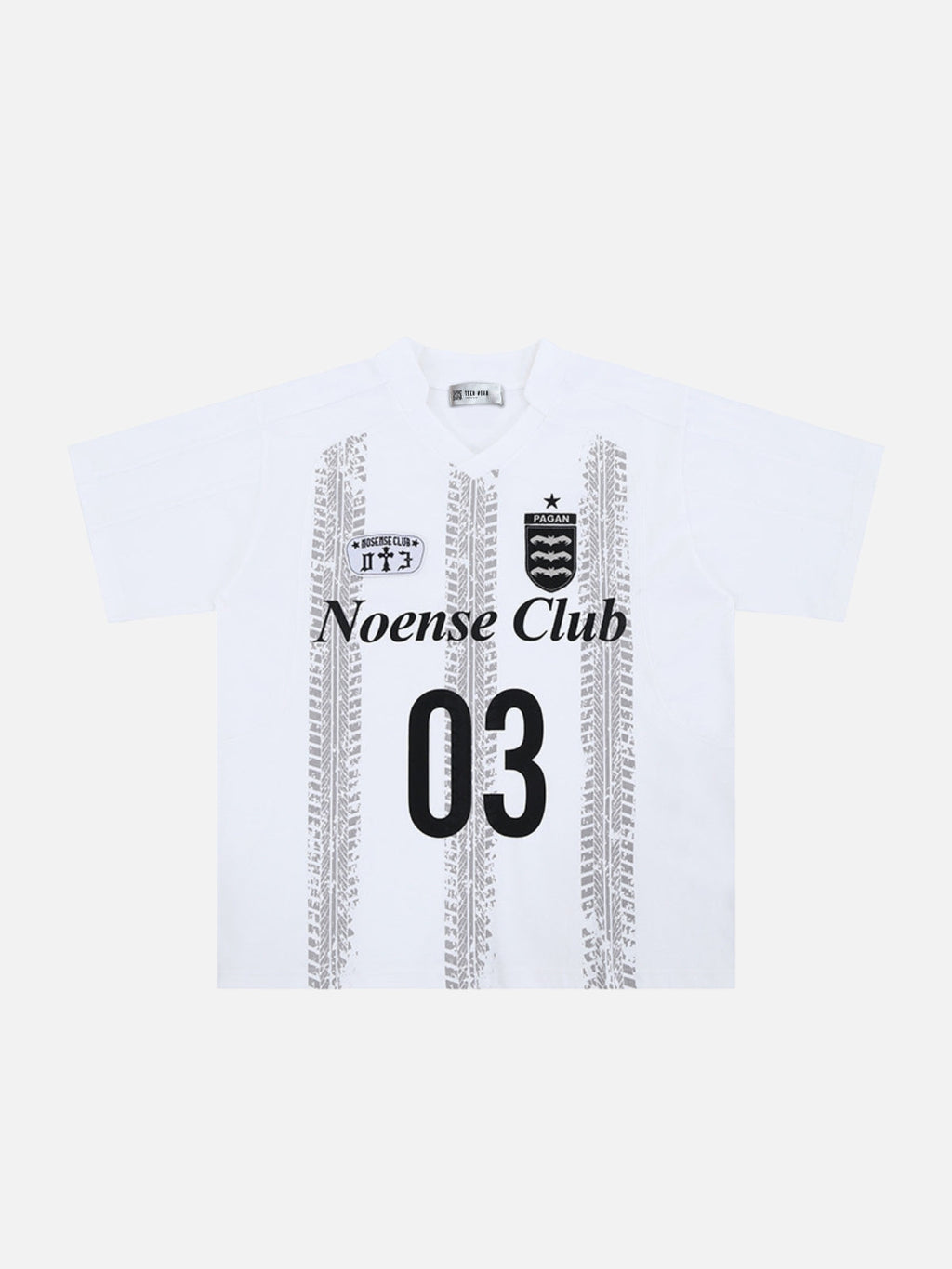 NOENSE - Oversized Print Jersey T-Shirt