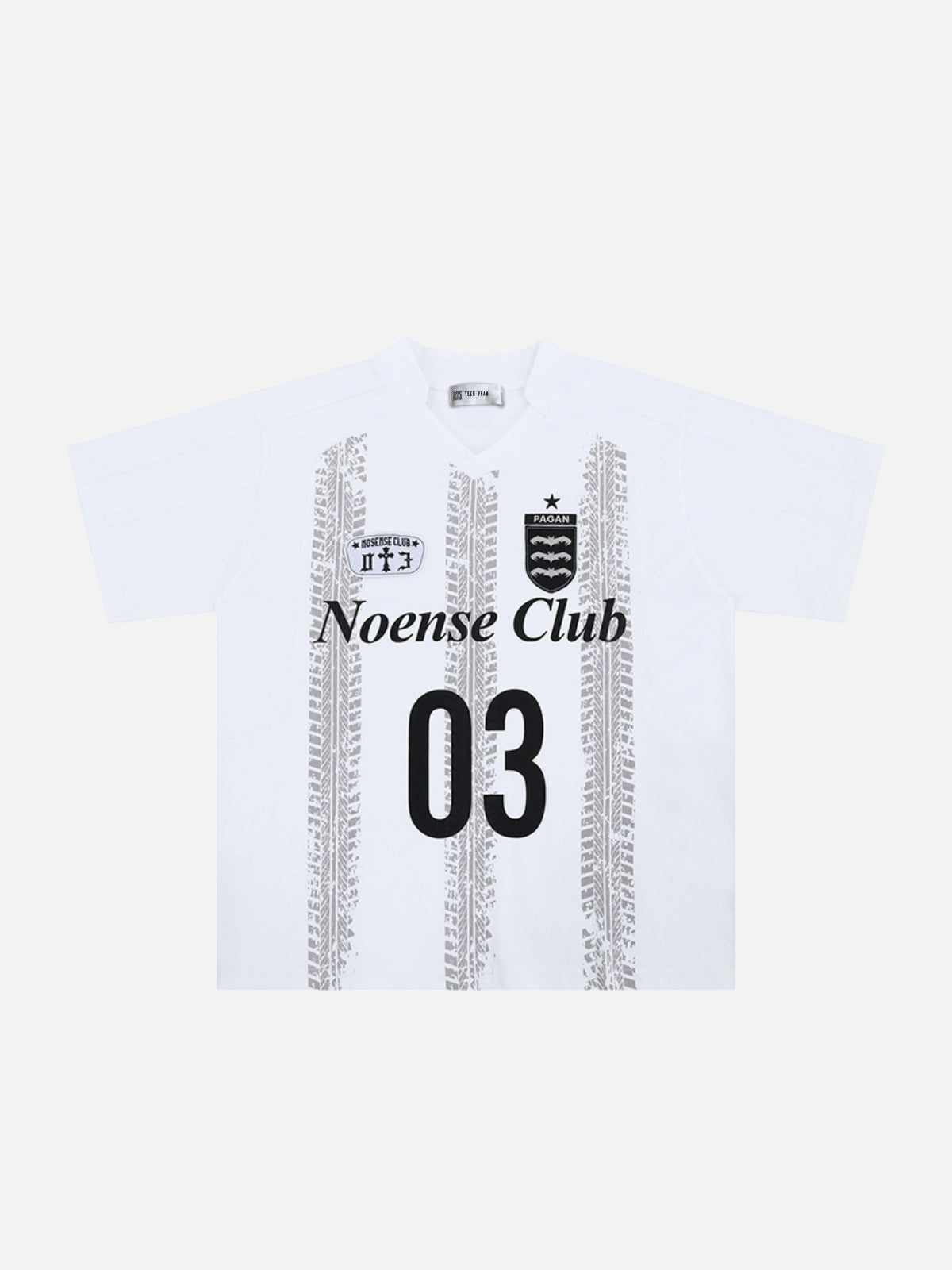 NOENSE - Oversized Print Jersey T-Shirt