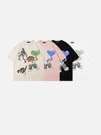 SKELLYBOY - Oversized Print T-Shirt