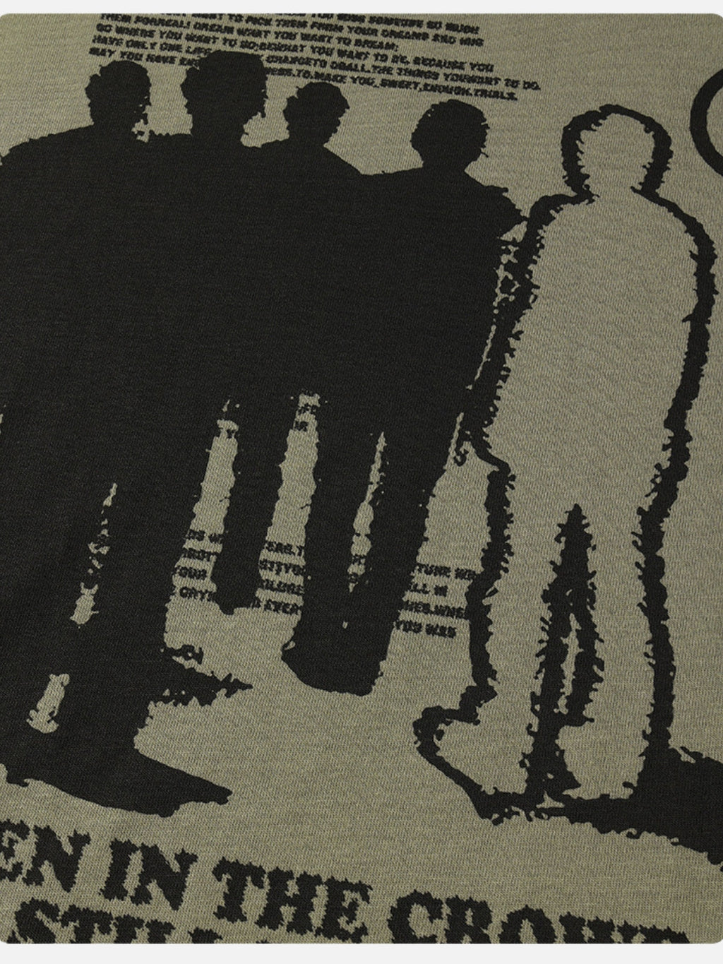 CROWD - Oversized Print T-Shirt