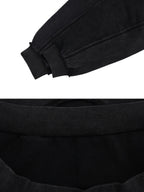CRUNCHED - Oversized Embroidered Hoodie