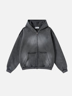 DESTROYLI - Premium Oversized Basic Zip Up Hoodie