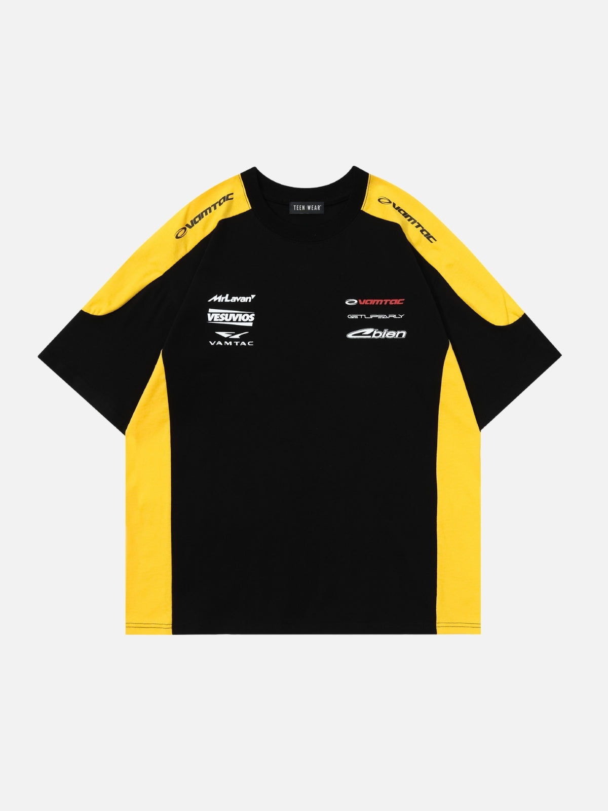 VESUVIOS - Oversized Print Racing T-Shirt