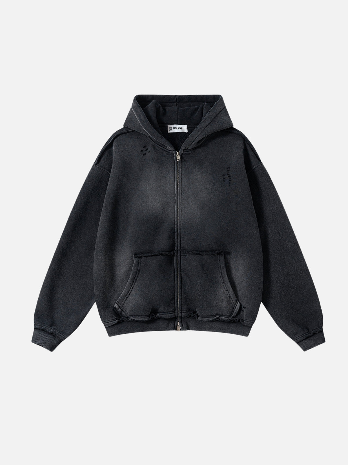DESTROYLI - Premium Oversized Basic Zip Up Hoodie