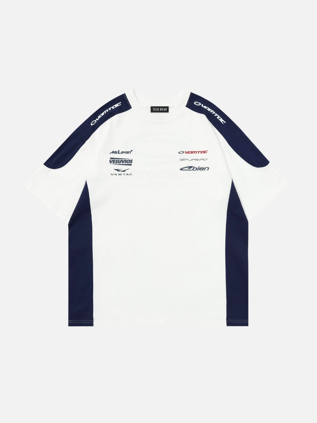 VESUVIOS - Oversized Print Racing T-Shirt
