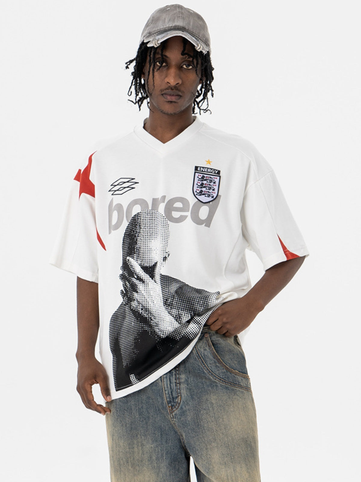 BORED - Oversized Print T-Shirt