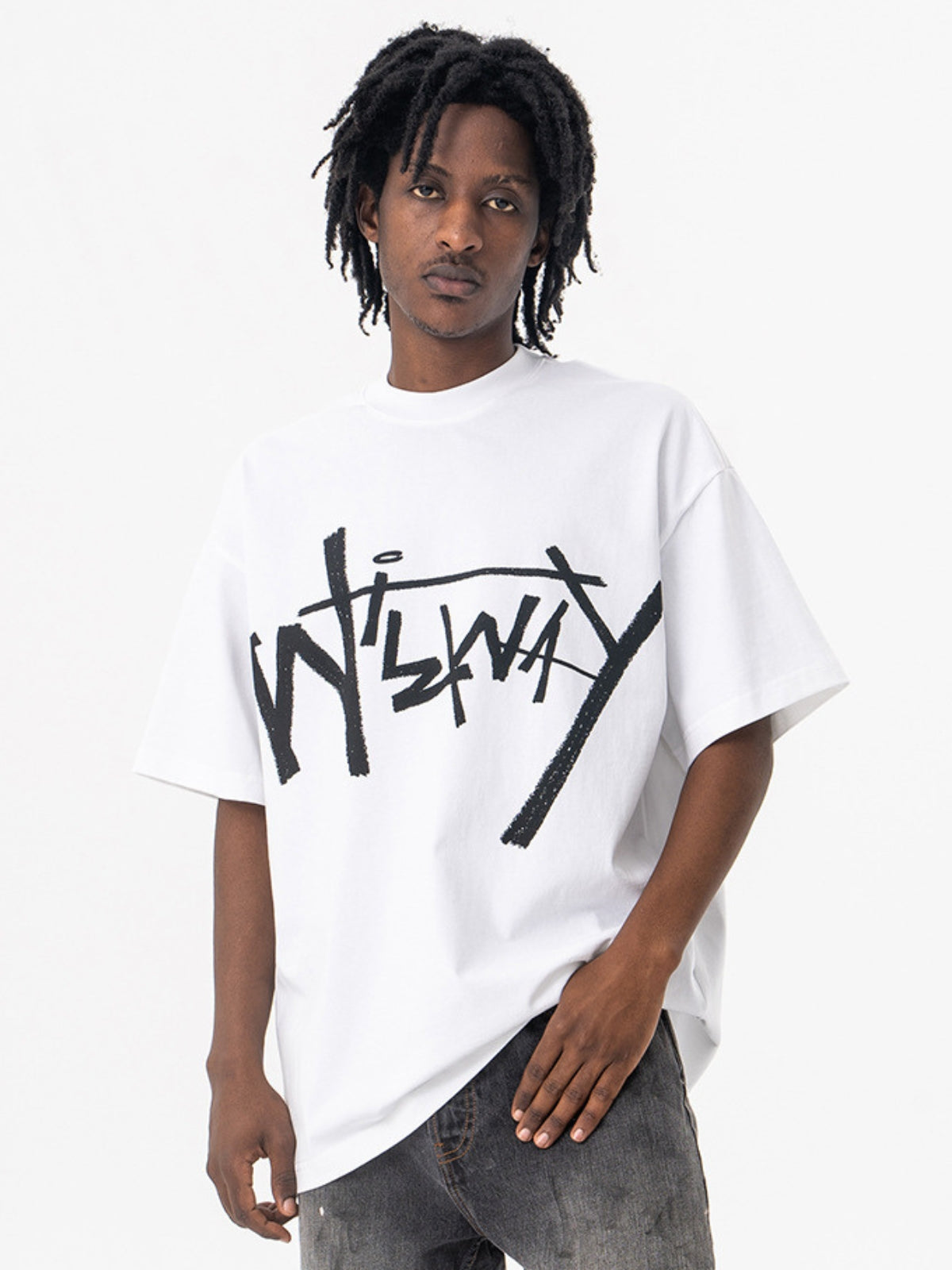 NEZWAY - Oversized Print T-Shirt