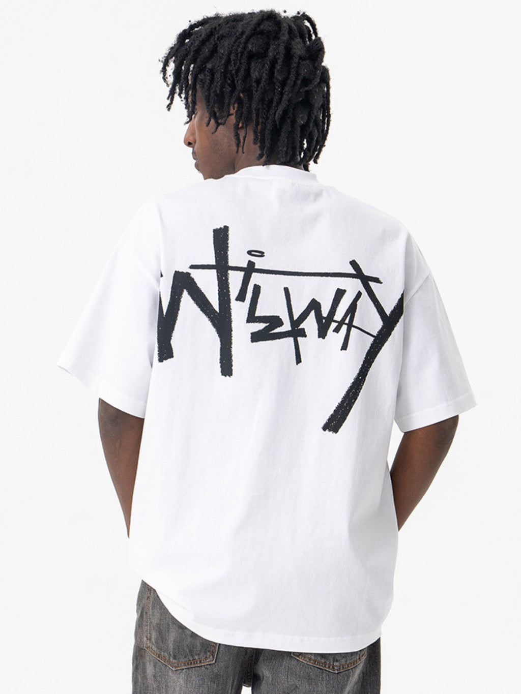 NEZWAY - Oversized Print T-Shirt