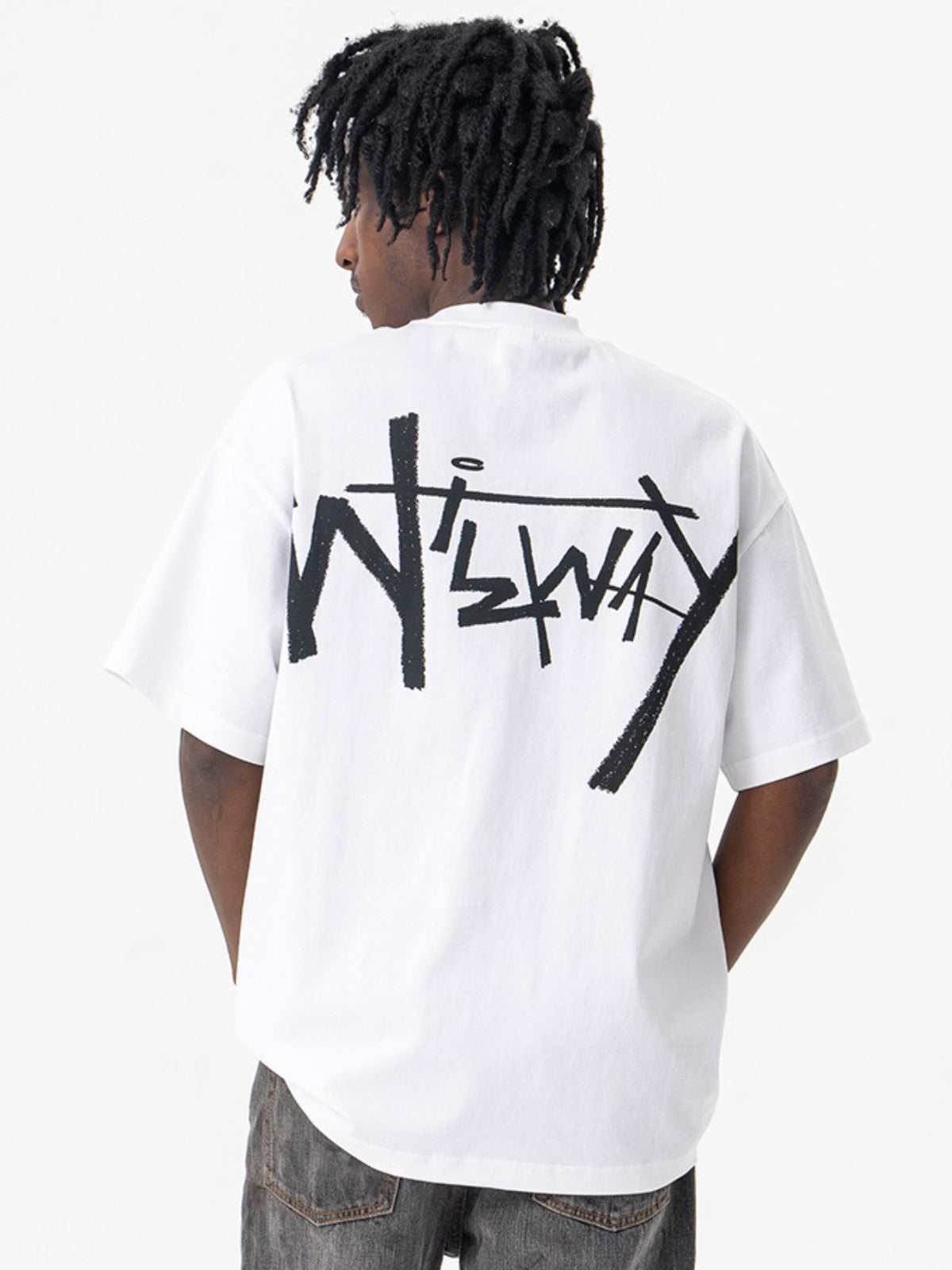 NEZWAY - Oversized Print T-Shirt