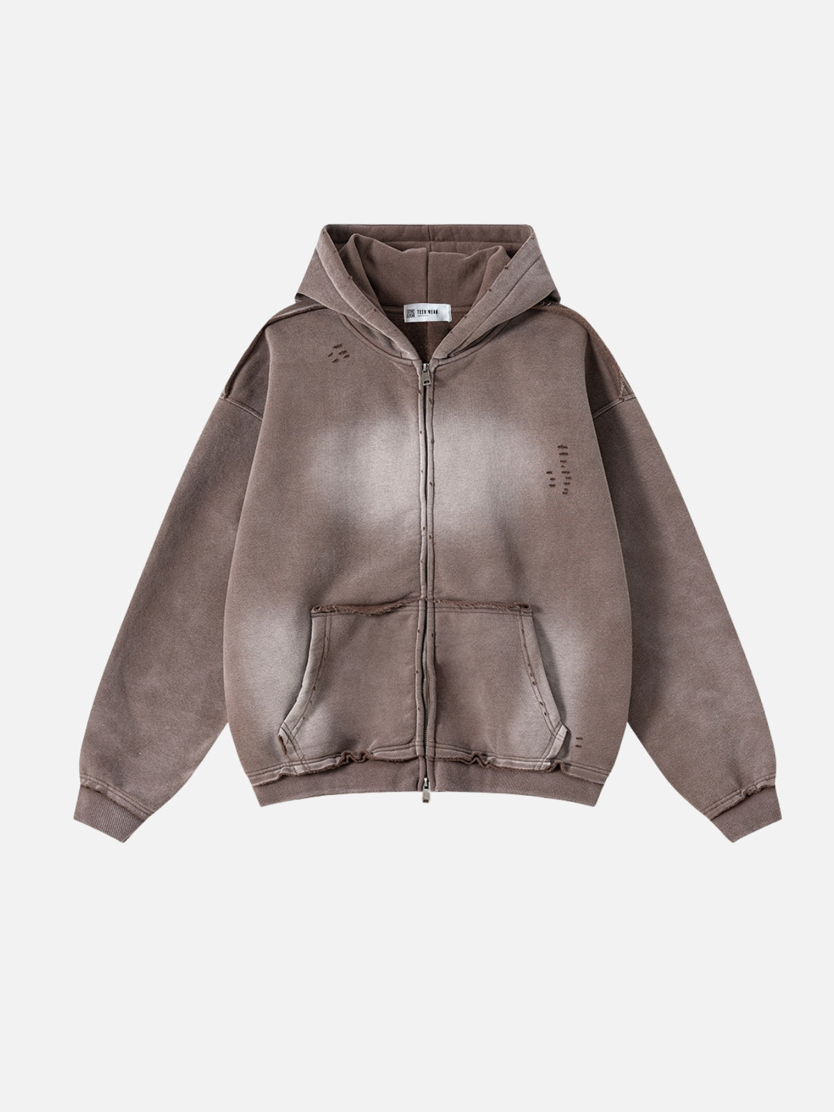 DESTROYLI - Premium Oversized Basic Zip Up Hoodie