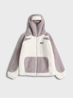 MyGarments - Wolfgrau & Weiß Sherpa Ninja Fleece
