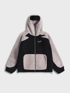 MyGarments - Schwarzes & Graues Sherpa Ninja Fleece