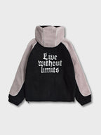 MyGarments - Schwarzes & Graues Sherpa Ninja Fleece