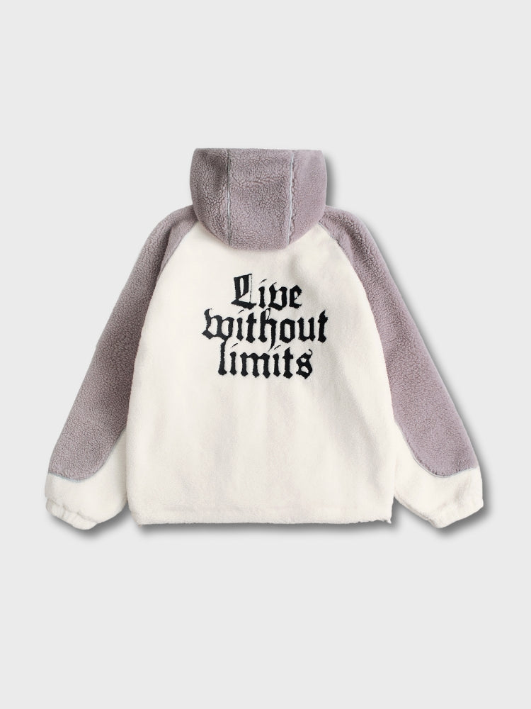 MyGarments - Wolfgrau & Weiß Sherpa Ninja Fleece
