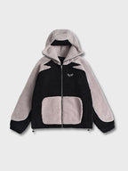 MyGarments - Schwarzes & Graues Sherpa Ninja Fleece