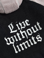 MyGarments - Schwarzes & Graues Sherpa Ninja Fleece
