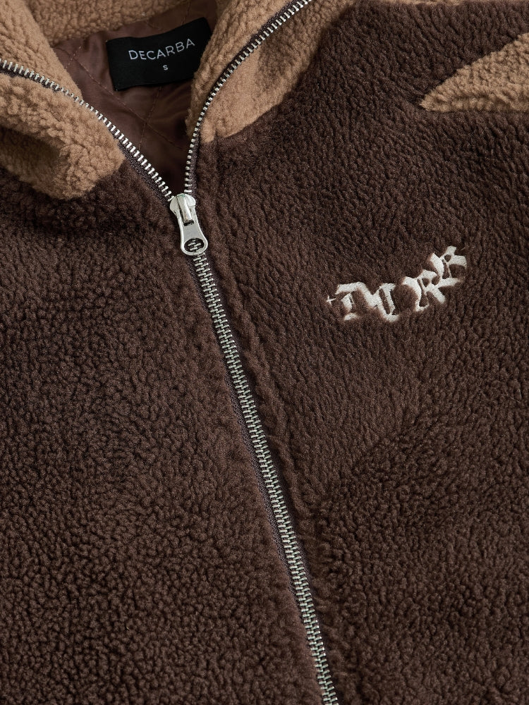 MyGarments - Dunkel- und Hellbraunes Sherpa-Ninja-Fleece