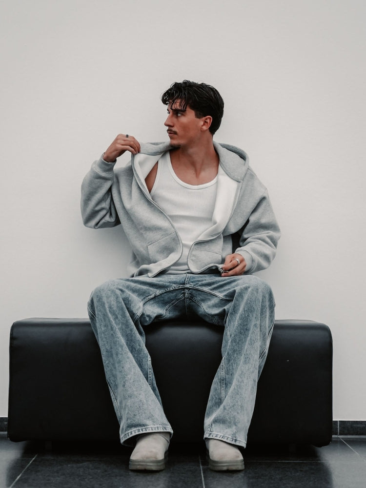 MyGarments - 350 GSM Qualitäts-Hoodie mit Reißverschluss