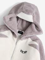 MyGarments - Wolfgrau & Weiß Sherpa Ninja Fleece
