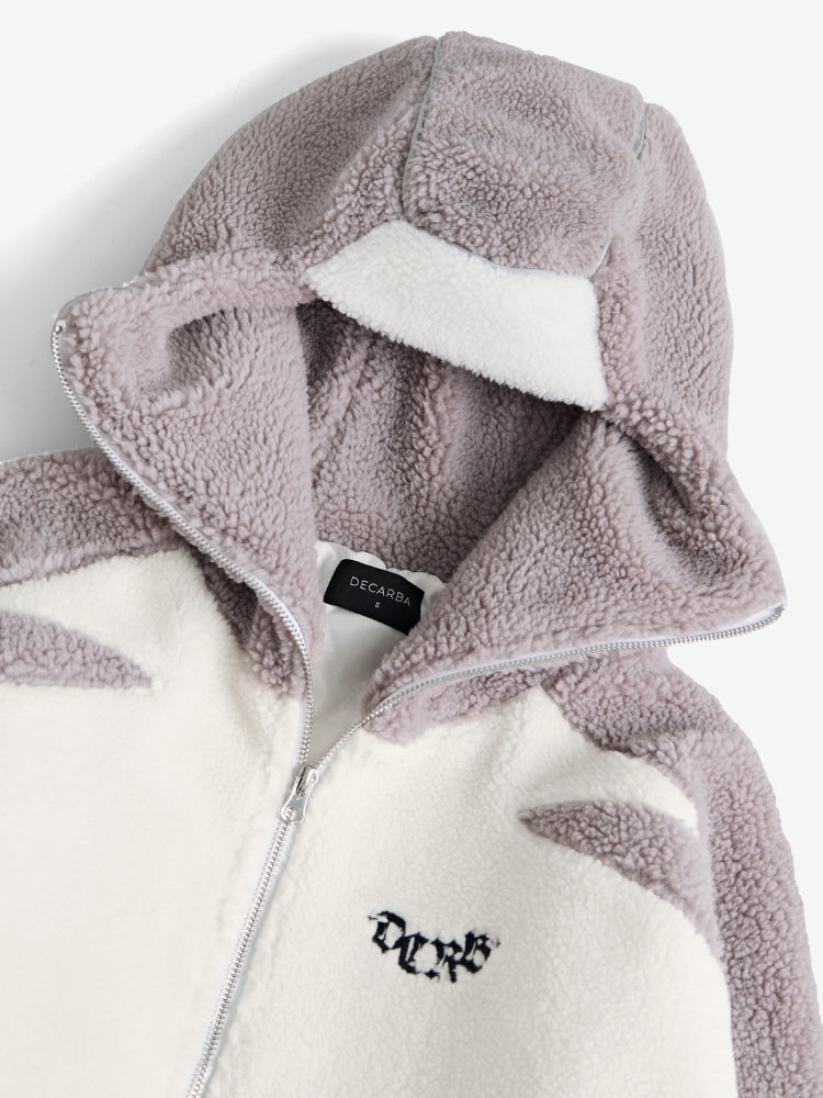 MyGarments - Wolfgrau & Weiß Sherpa Ninja Fleece