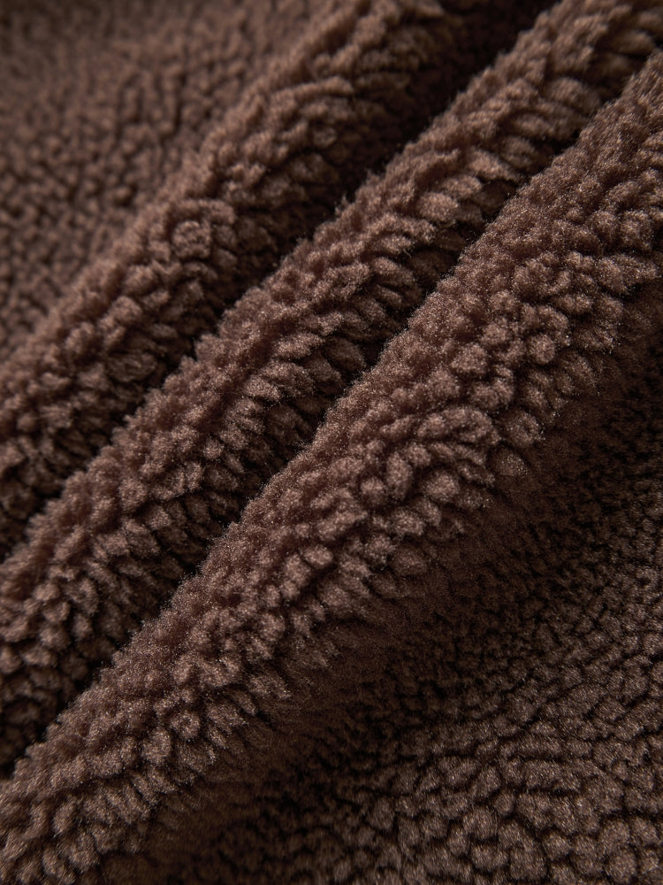 MyGarments - Dunkel- und Hellbraunes Sherpa-Ninja-Fleece