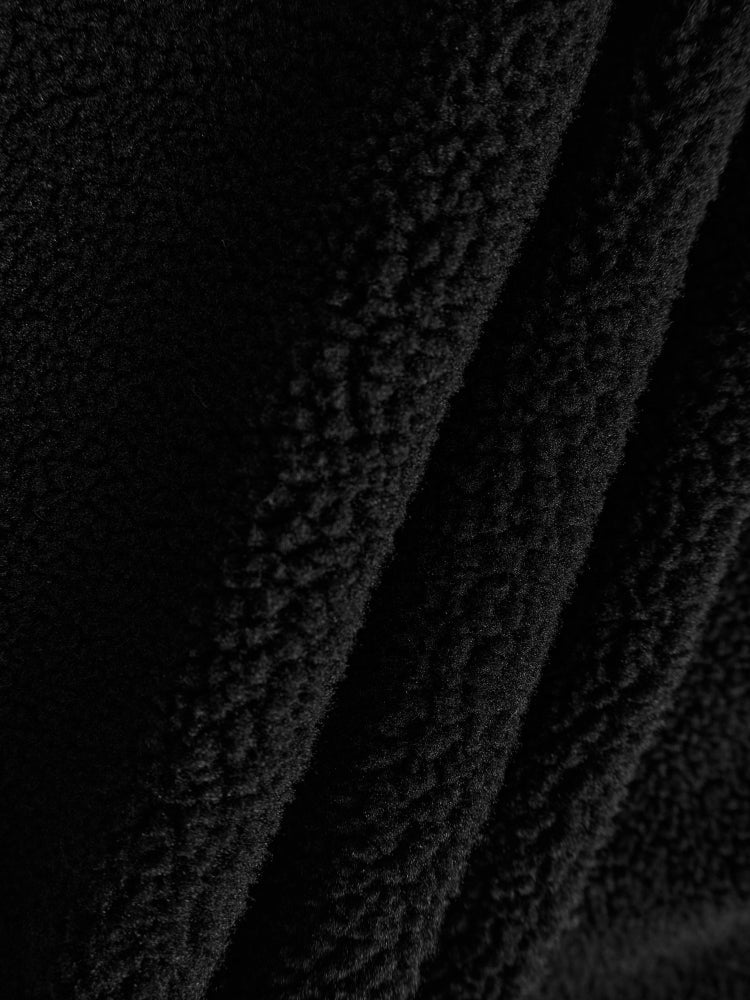 MyGarments - Schwarzes & Graues Sherpa Ninja Fleece