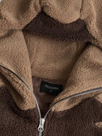 MyGarments - Dunkel- und Hellbraunes Sherpa-Ninja-Fleece