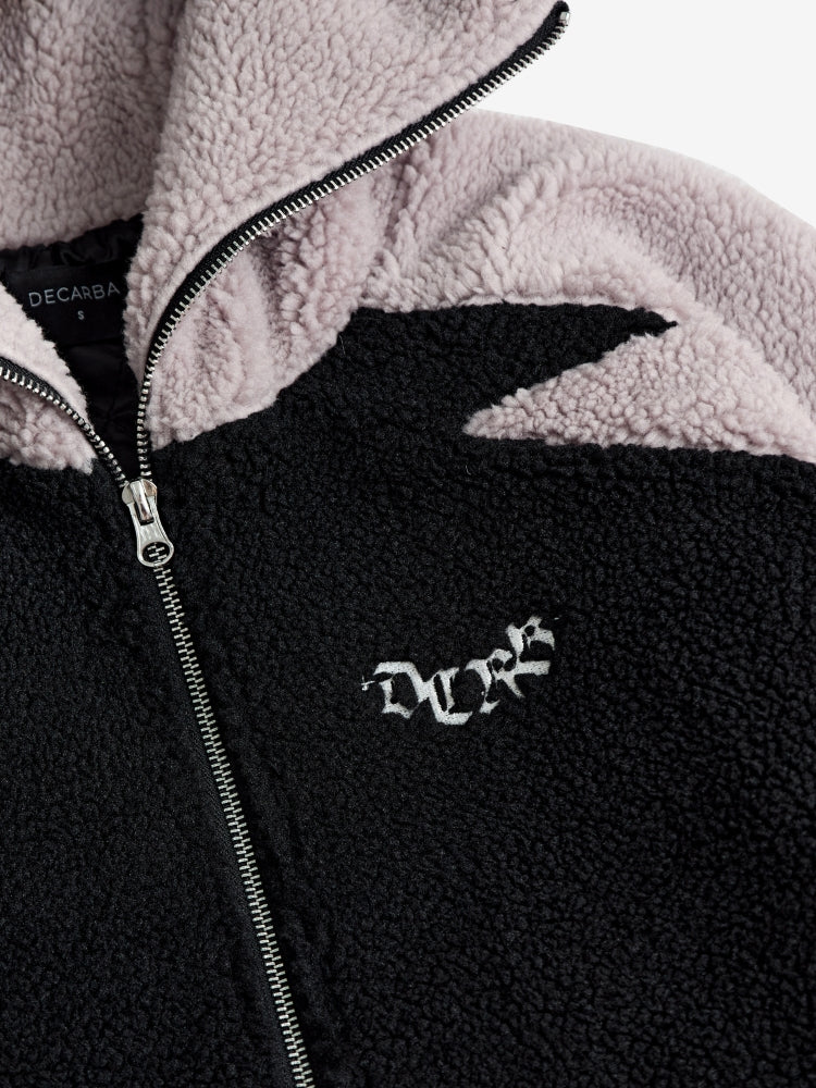 MyGarments - Schwarzes & Graues Sherpa Ninja Fleece