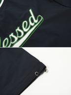 BLESSED - Oversized Embroidered Jersey