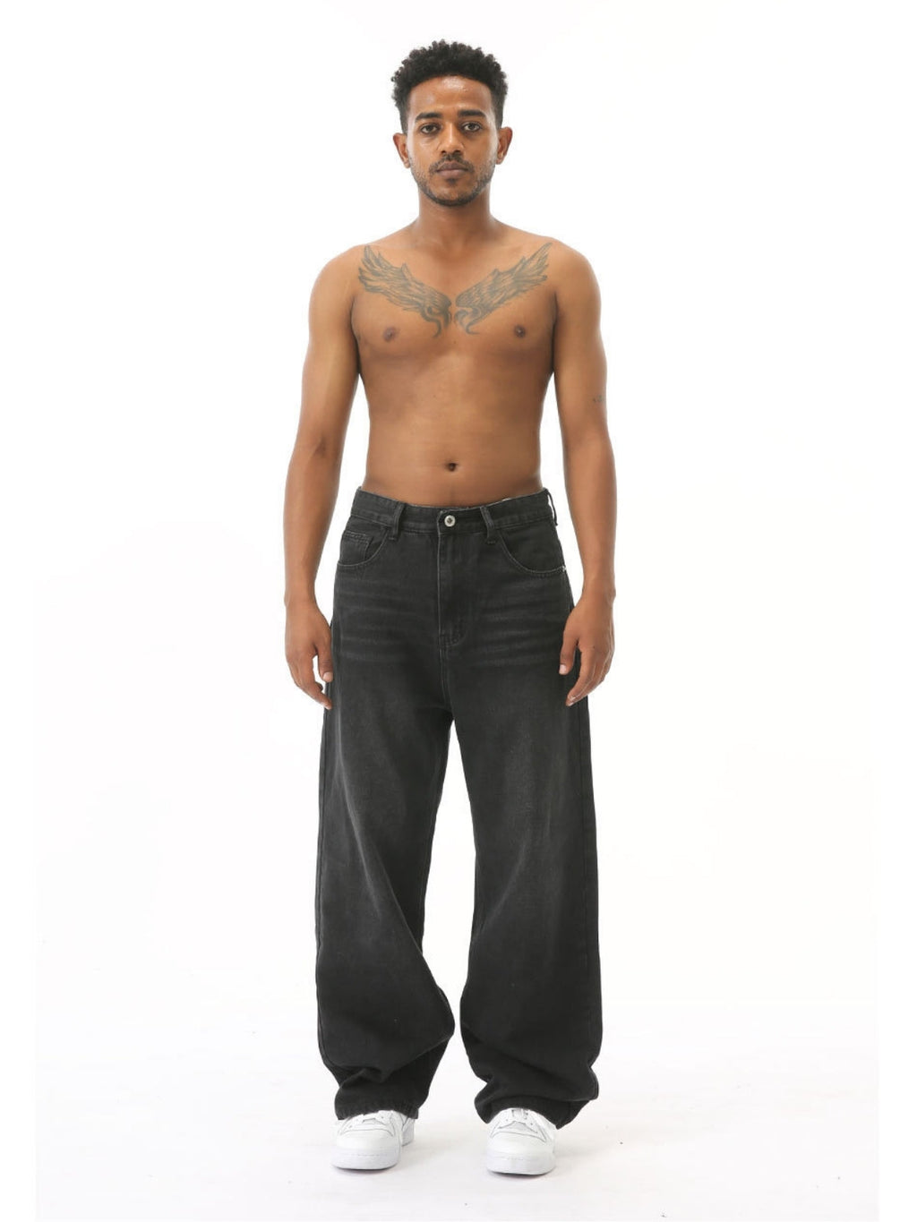 BLACKETS - Baggy Basic Jeans