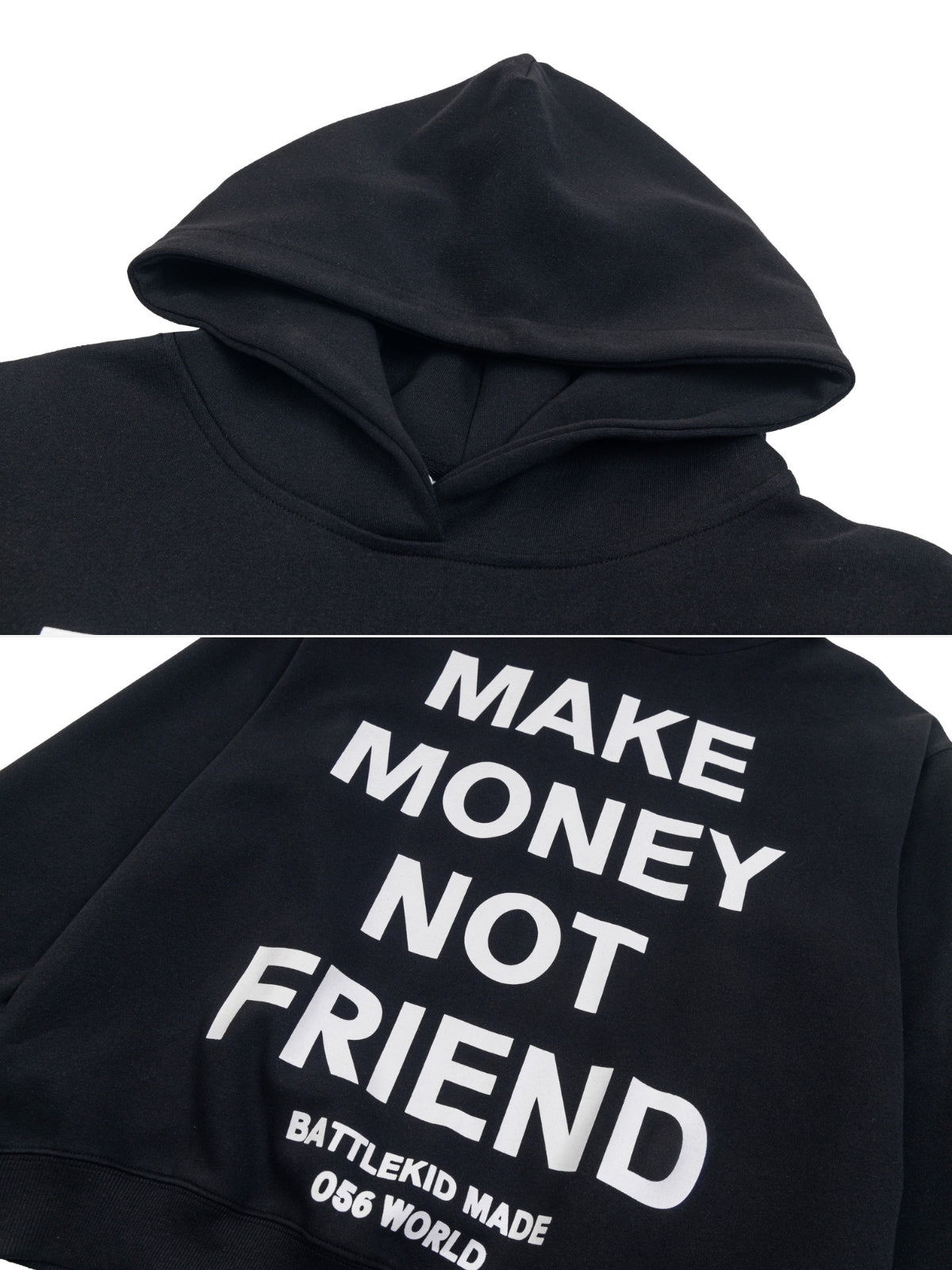 MAKE MONEY - Oversized Print Hoodie